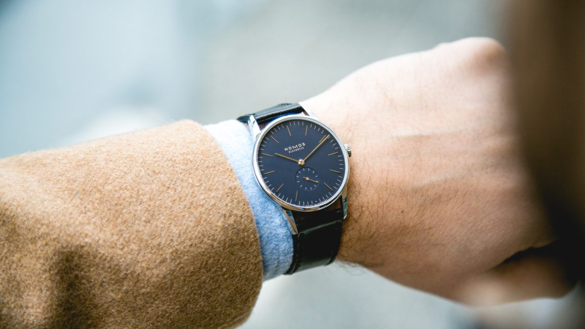 Nomos orion 33 midnight on sale blue