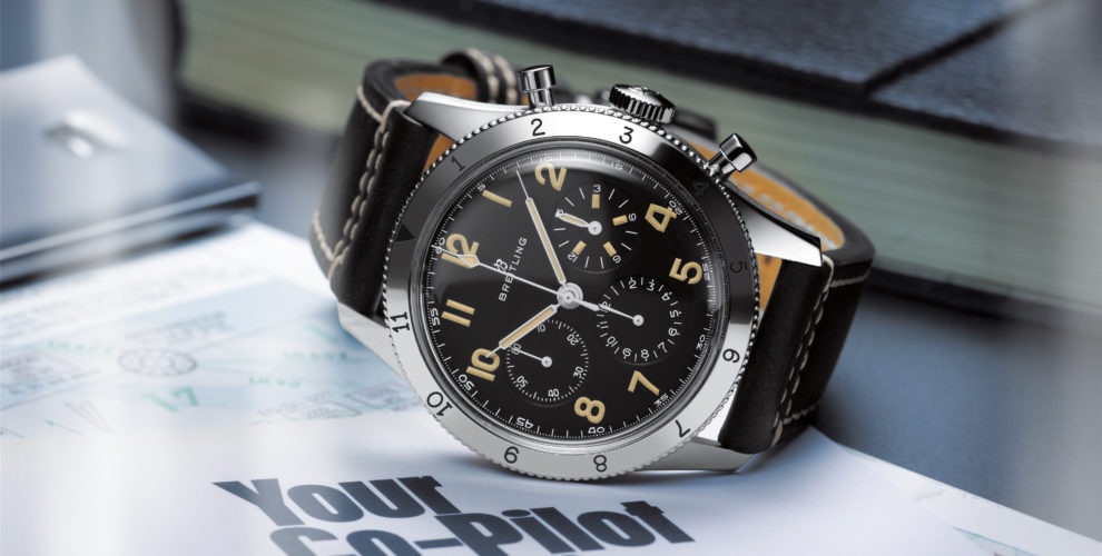 Breitling AVI Ref. 765 1953 ré-édition Your Co-Pilot for life 