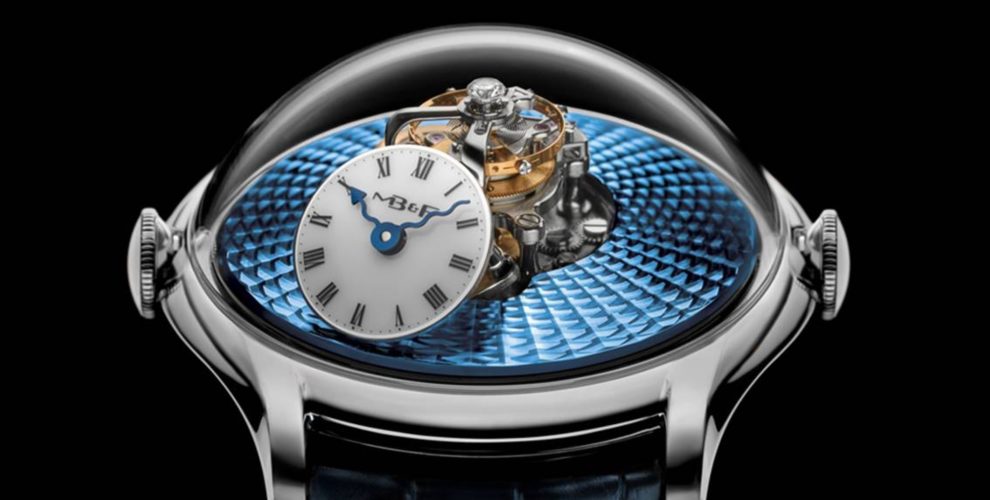 MB&F Legacy Machine FlyingT Or rose et Platine Deux nouvelles déclinaisons pour le tourbillon volant