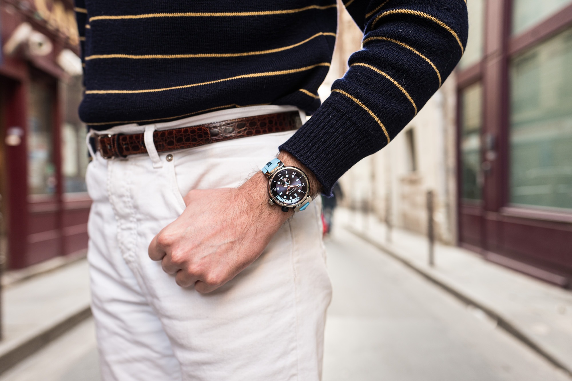 Louis Vuitton Street Diver Tambour-horloges