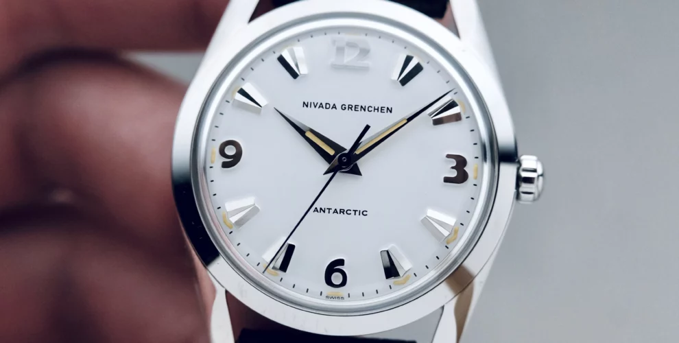 Nivada Grenchen Antarctic 35 mm La montre qui a exploré le Pôle Sud