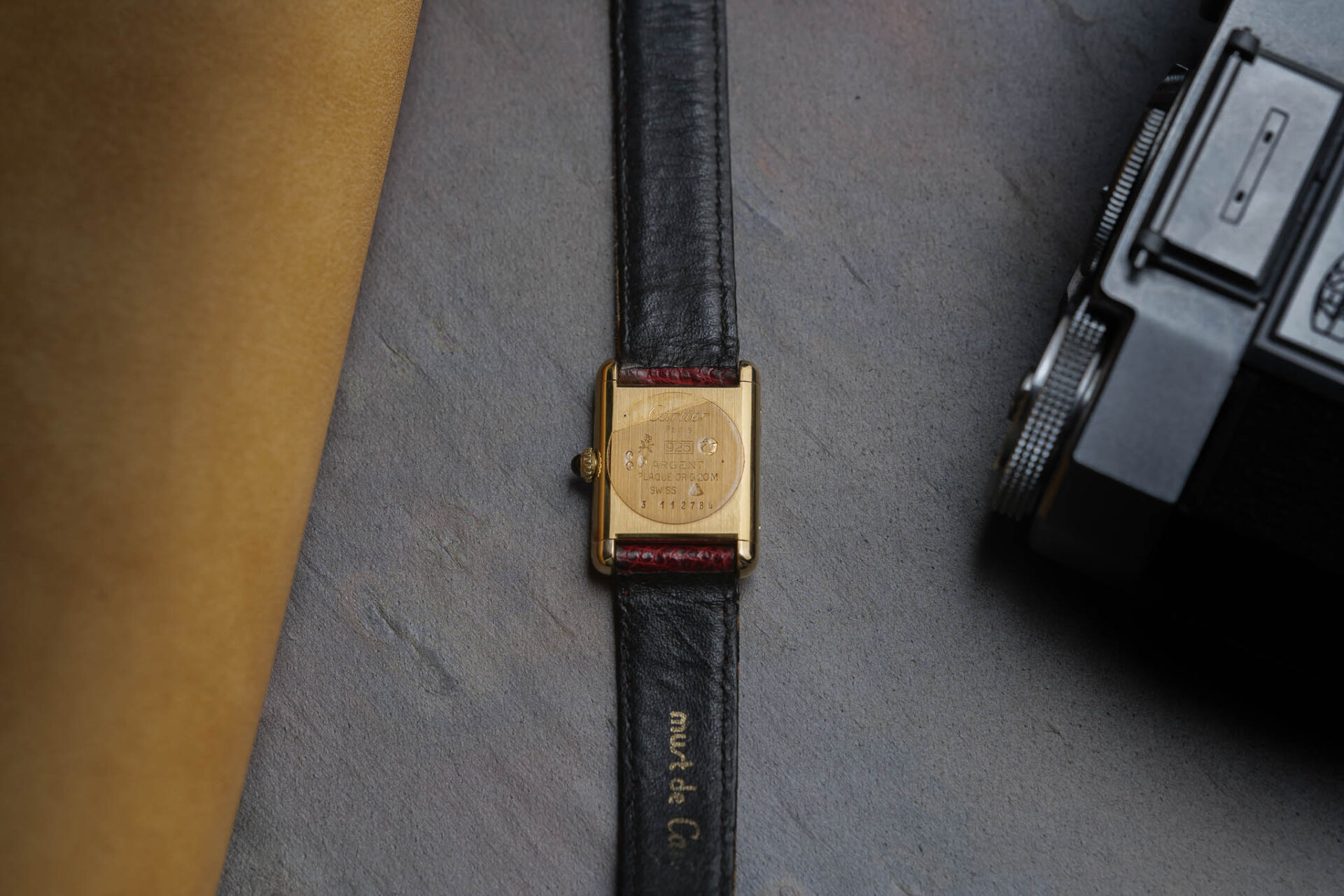 Cartier Tank Must Burgundy