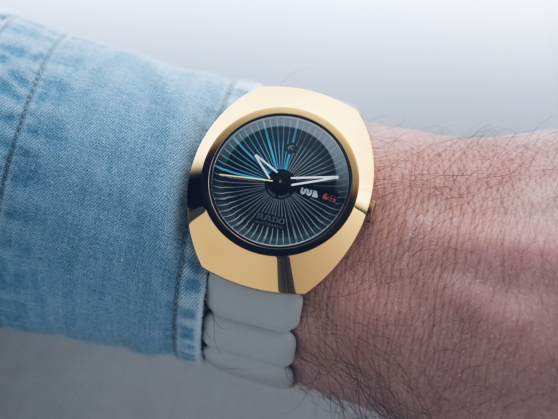 Rado DiaStar Original x Tej Chauhan au poignet