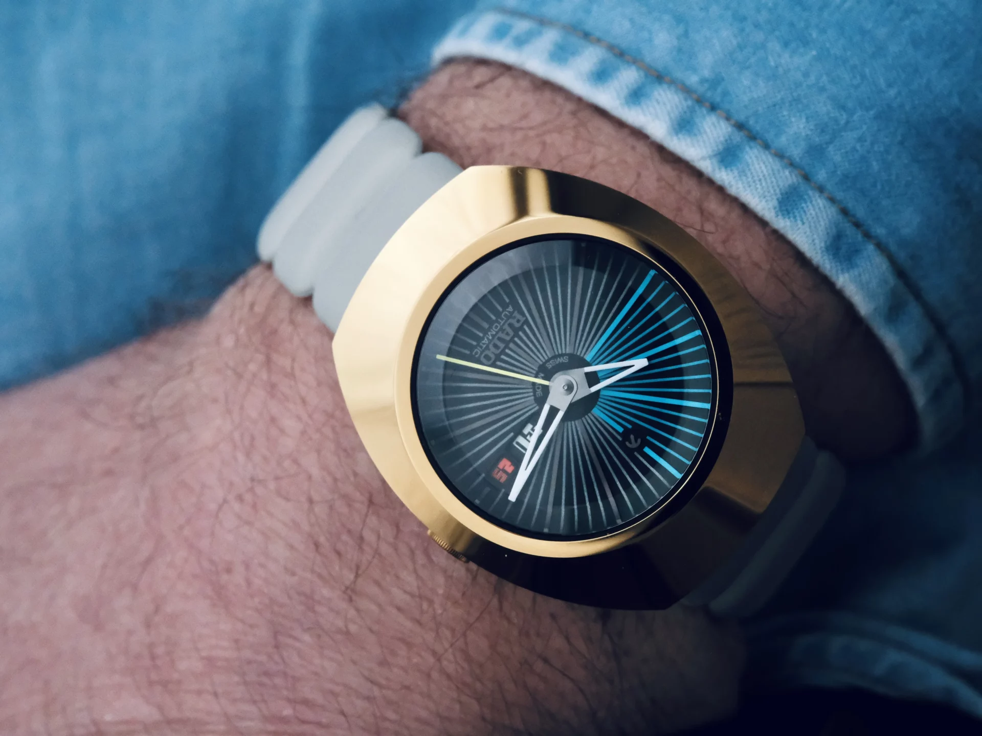 Rado DiaStar Original x Tej Chauhan au poignet